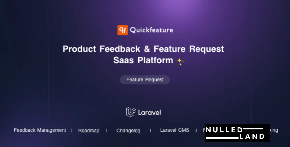 QuickFeature v1.1 - Feature Requests and Feedback Management SaaS Laravel CMS