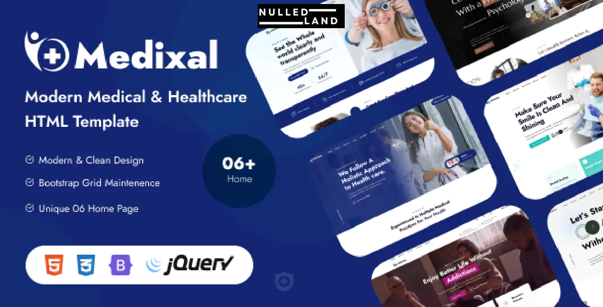 Medixal – Modern Medical & Healthcare HTML Template