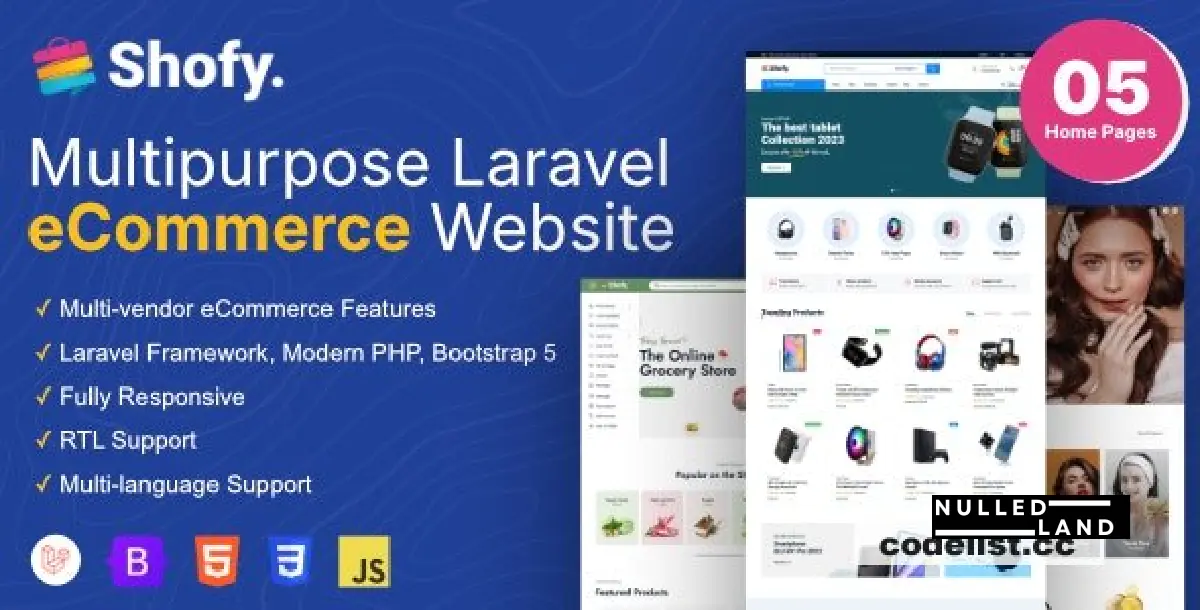 Shofy v1.2.5 - eCommerce & Multivendor Marketplace Laravel Platform - nulled