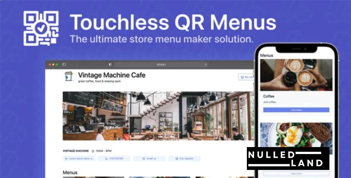 66qrmenu v37.0.0 - Touchless QR Code Menus - nulled