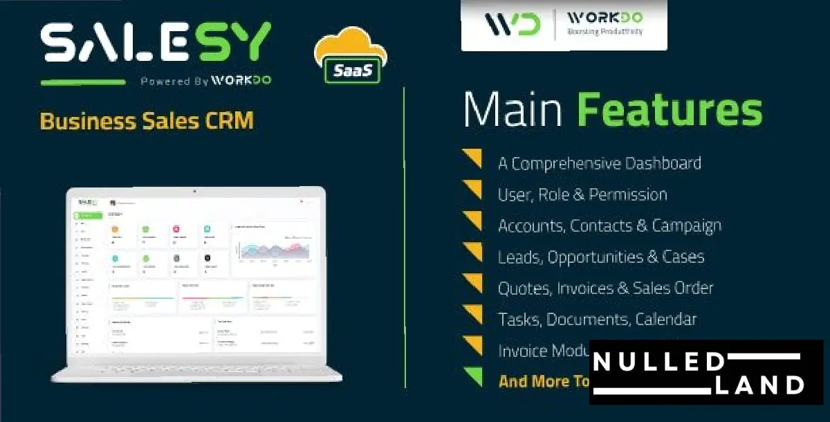 Salesy SaaS v6.0 - Business Sales CRM - nulled