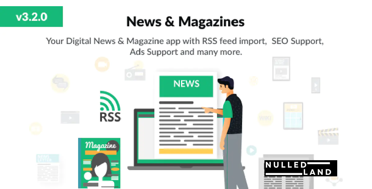 News v3.2.3 - News & Magazines Script & Laravel News & Magazines / Blog / Articles OpenAI Writer / O