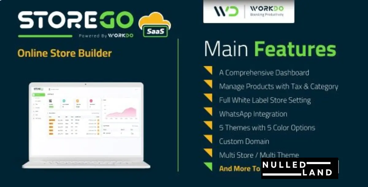 StoreGo SaaS v7.0 - Online Store Builder - nulled