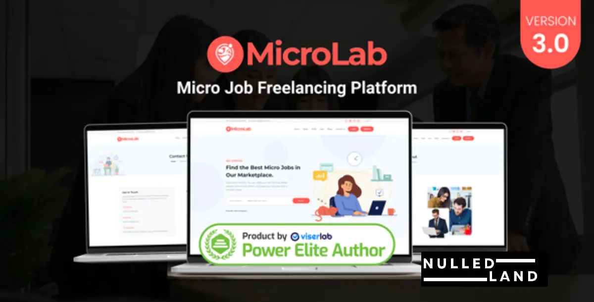 MicroLab v3.0 - Micro Job Freelancing Platform - nulled