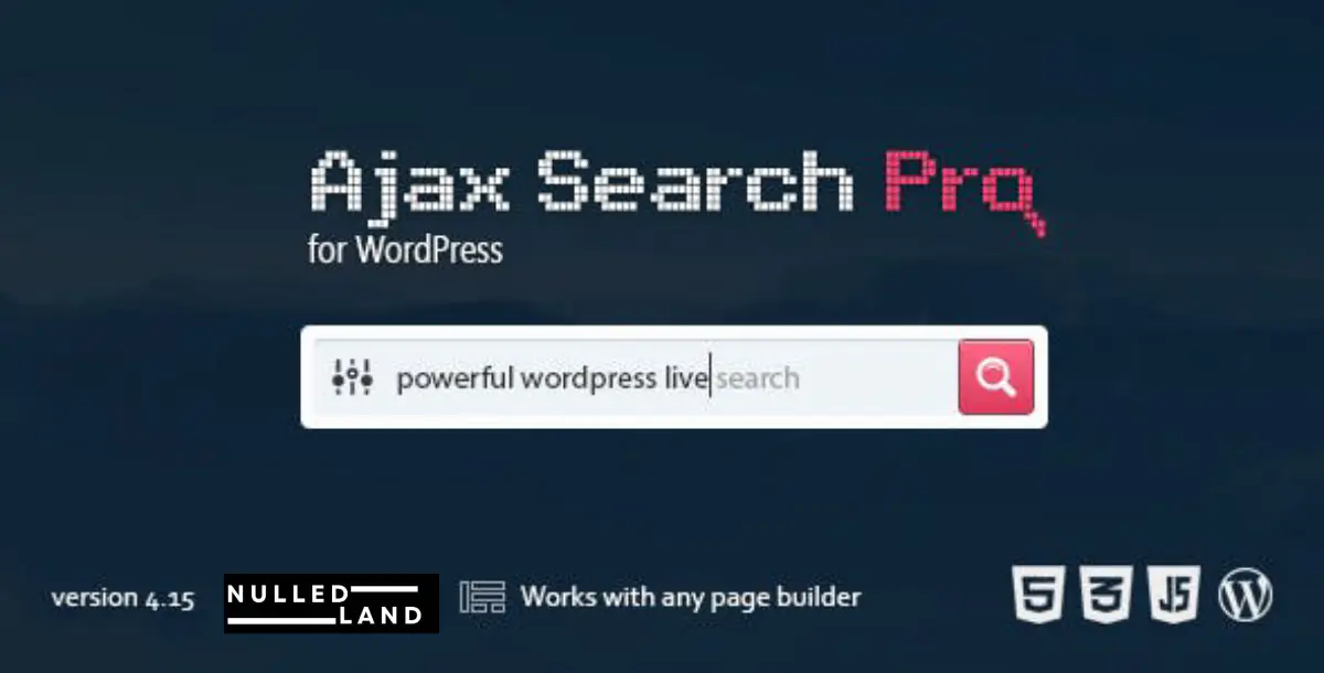 Ajax Search Pro for WordPress v4.26.16