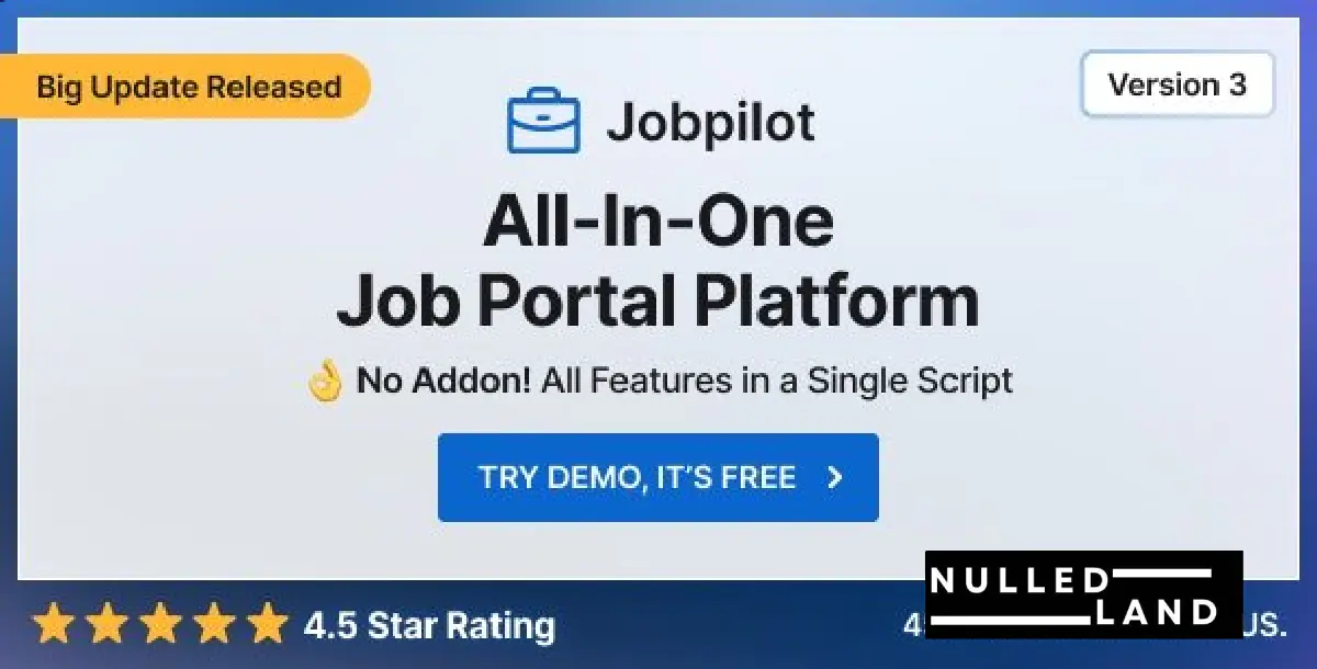 Jobpilot v3.21.0 - Job Portal Laravel Script