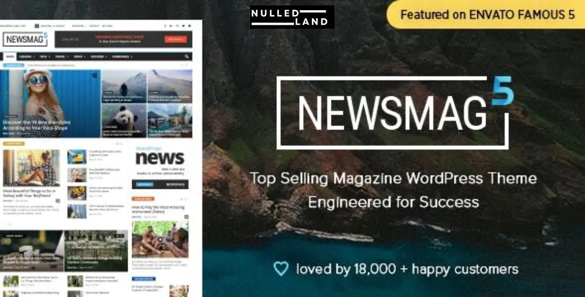 Newsmag v5.4.3.1 Nulled – Newspaper & Magazine WordPress Theme