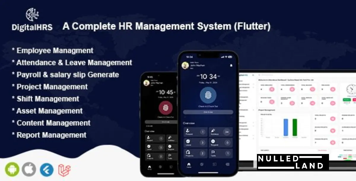 DigitalHR v5.0 - Branch Based Multi Tenant HR, HRM and HRMS Application - nulled