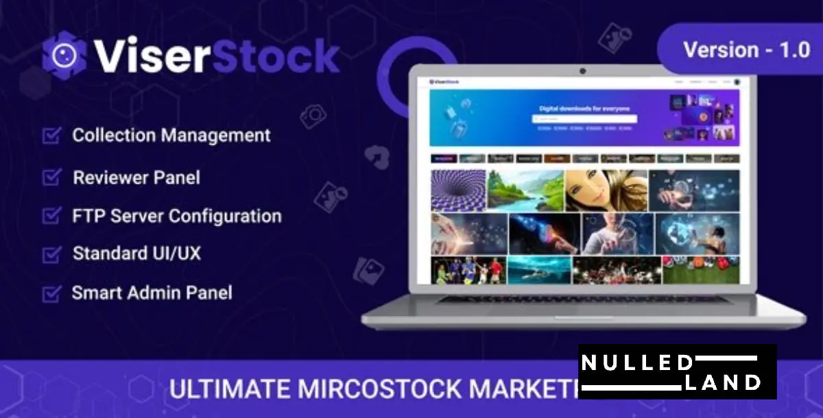 ViserStock v2.1 - Ultimate Microstock Marketplace - nulled