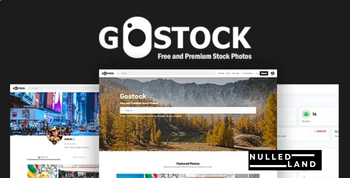 GoStock v5.4 - Free and Premium Stock Photos Script