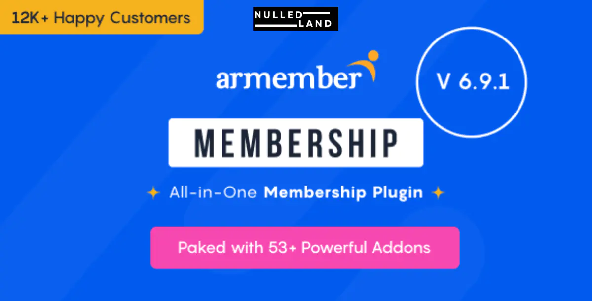 ARMember v6.9.1 - WordPress Membership Plugin