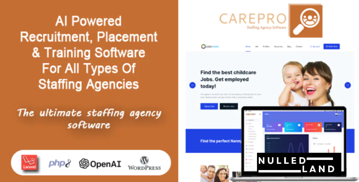 CarePro - AI Recruitment & Staffing Agency Software - 22 July 2024 - nulled