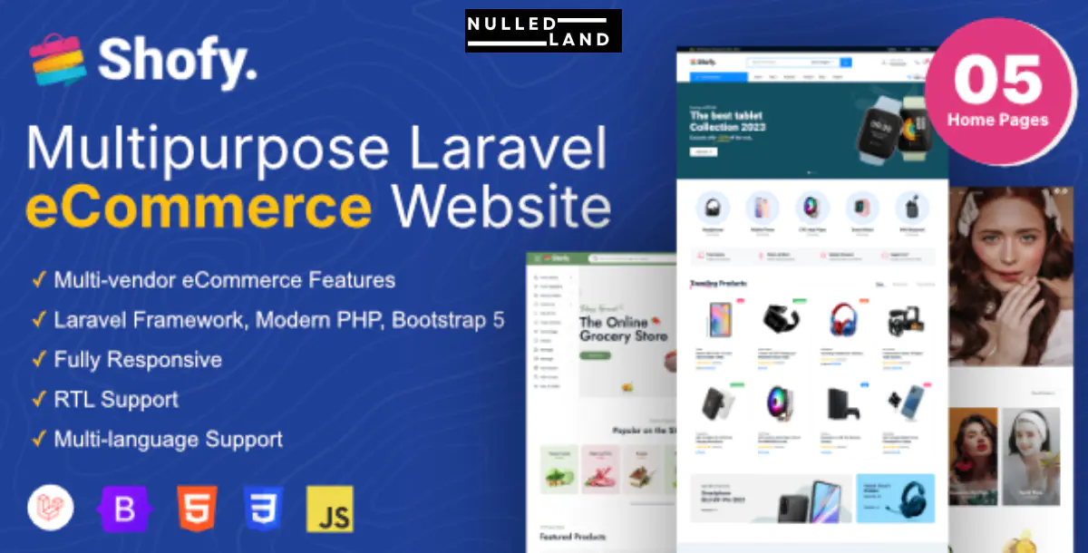 Shofy v1.2.4 - eCommerce & Multivendor Marketplace Laravel Platform - nulled