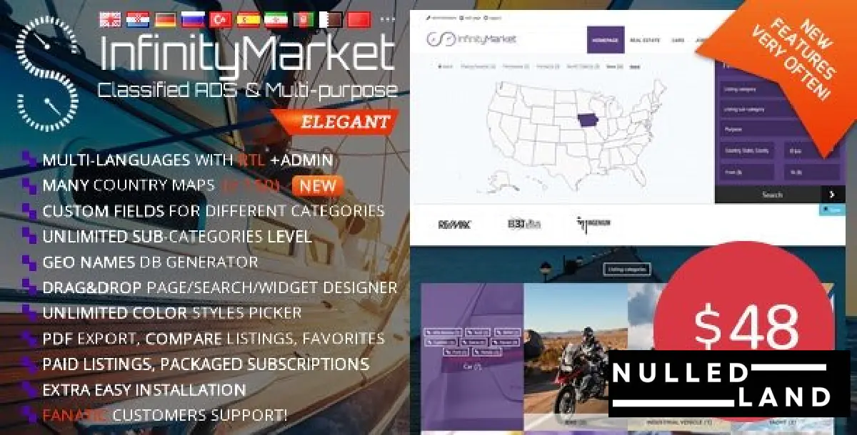 Infinity Market v1.7.5 - Classified Ads Script - nulled