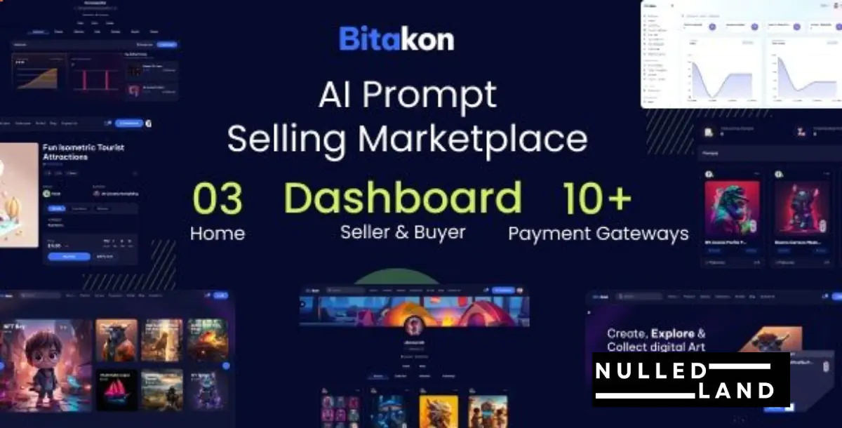 Bitakon v1.0.9 - AI Prompt Buy Selling Marketplace (Multi Seller) - nulled